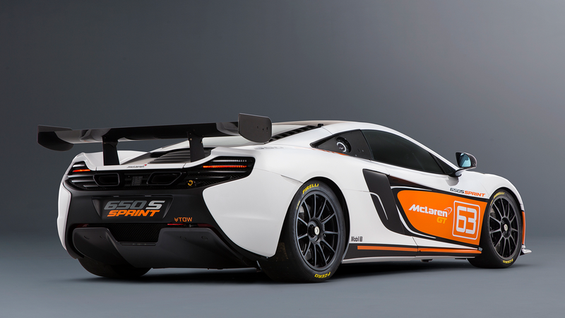 Illustration for article titled The McLaren 650S Sprint Is The GT3's Slightly Less Sinister Sibling